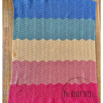 Rainbow Wave Baby Blanket