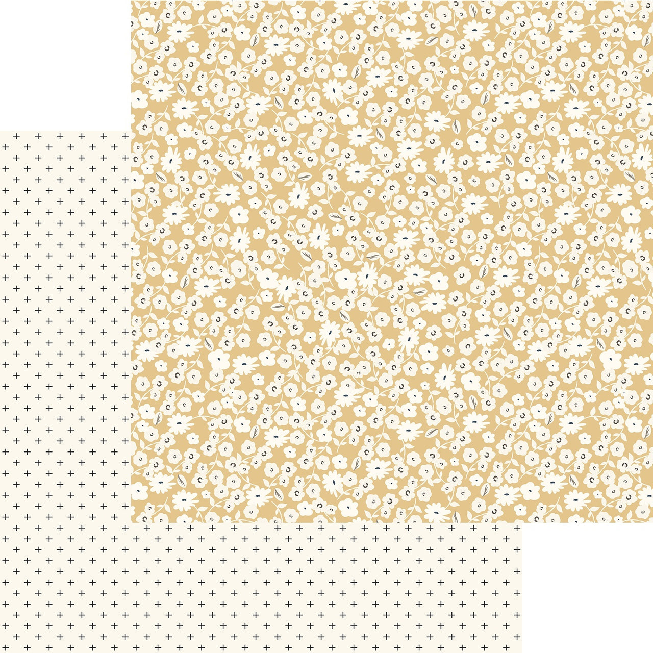 My Minds Eye Gingham Gardens Double-Sided Cardstock 12"X12" 25/Pkg - Hannah