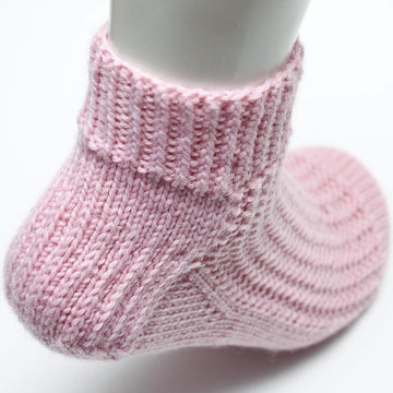 Pink Bubblegum Socks - Cuff Down (DK)