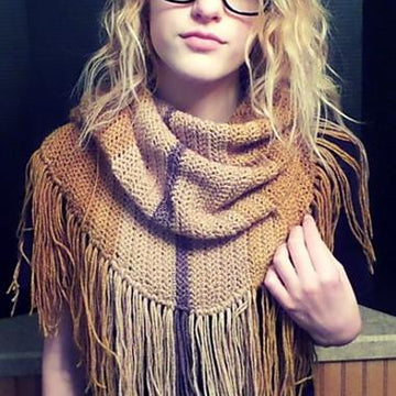 Rustic Fringe Shawl