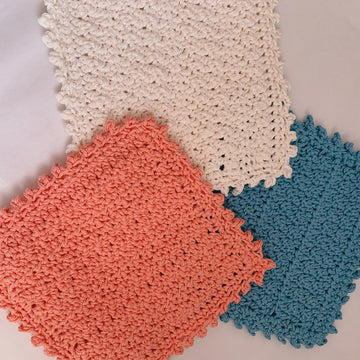 The Picot Posy Dishcloth