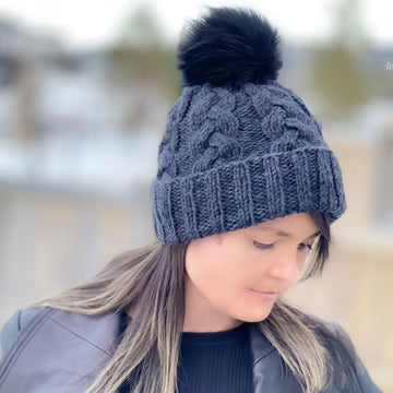 Alberta Cable Hat