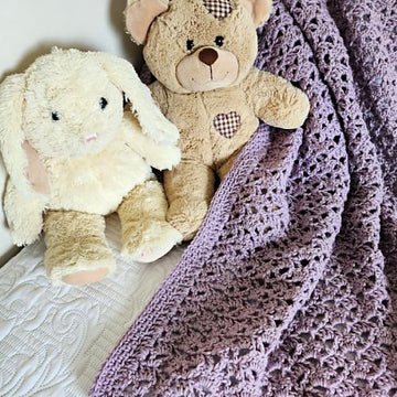 Lilac & Lace Blanket