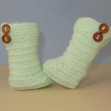 Easy Baby Stripey High Top Booties
