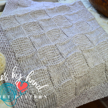 Tunisian Baby Squares Blanket