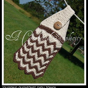 "Chasing Chevrons" Dish Towel