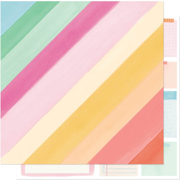 American Crafts Dear Lizzy She's Magic Double-Sided Cardstock 12"X12" 25/Pkg - Perfectly Imperfect