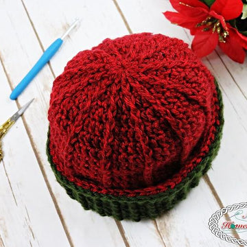 Reversible Textured Slouchy Beanie