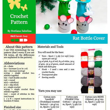 289 Rat Mouse Bottle Cover
