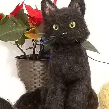 Amigurumi Realistic crochet Black Cat