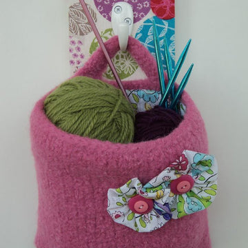 Felted Hanging Bag
