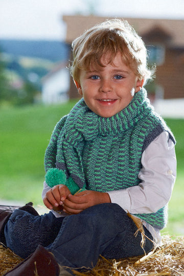 Child’s Slipover and Scarf in Schachenmayr Universa - S6912 - Downloadable PDF