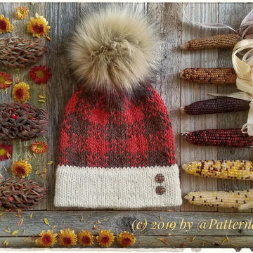 Gem Corn Plaid hat