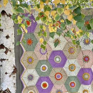 Golden Hexagon Blanket