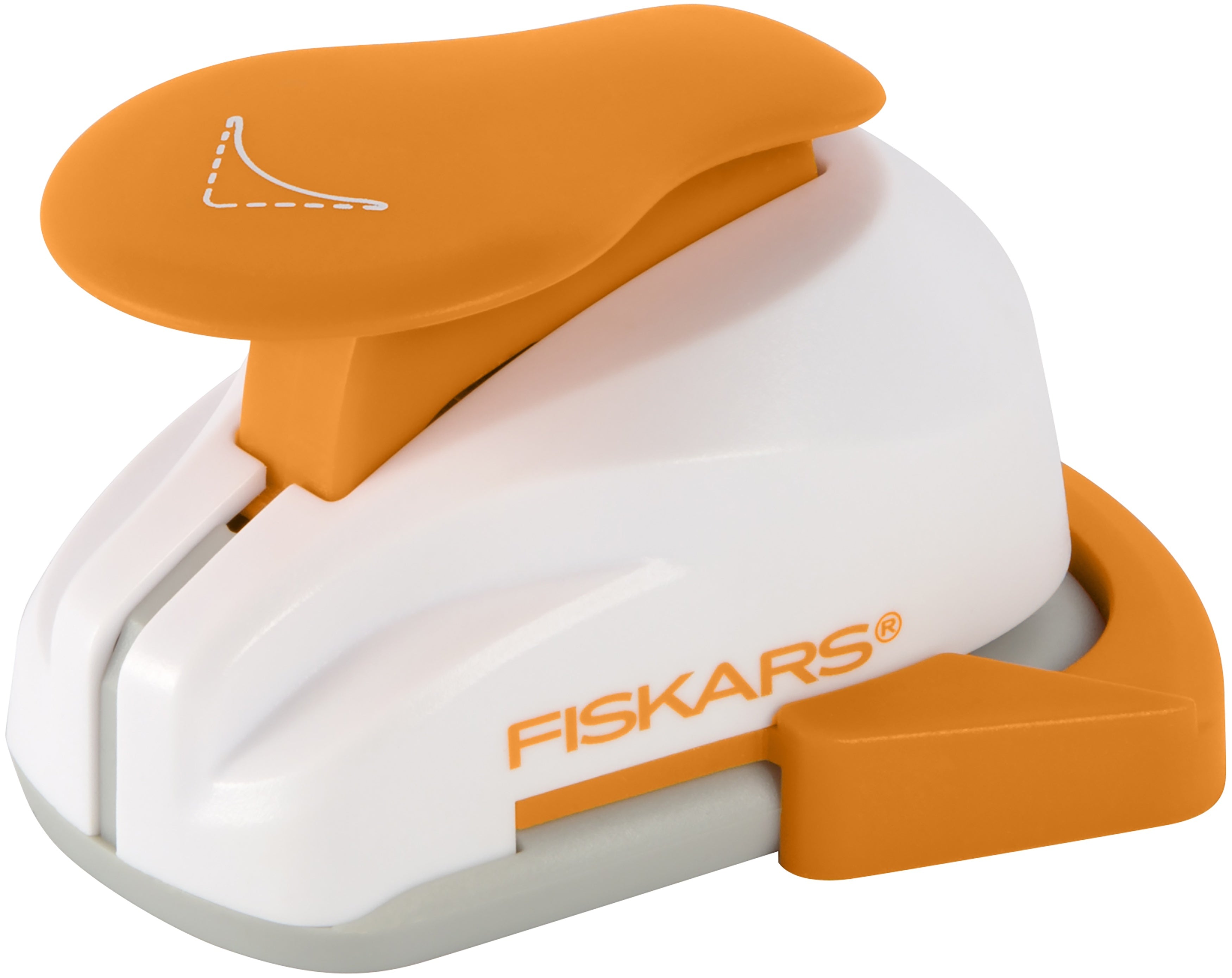 Fiskars Corner Lever Punch - Medium Round