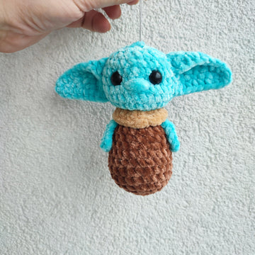 Сartoon hero master yoda from star wars