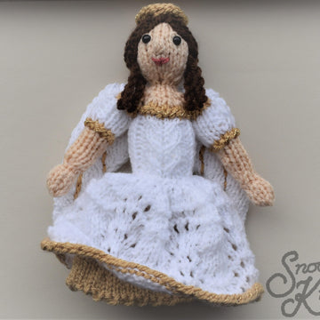 Christmas Tree Angel Ornament Festive Decoration Snoo's Knits