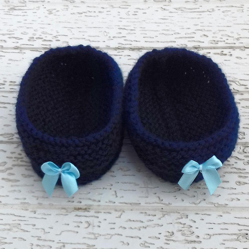 Navy Shoes for Teddy