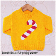Intarsia - Candy Cane - Chart Only