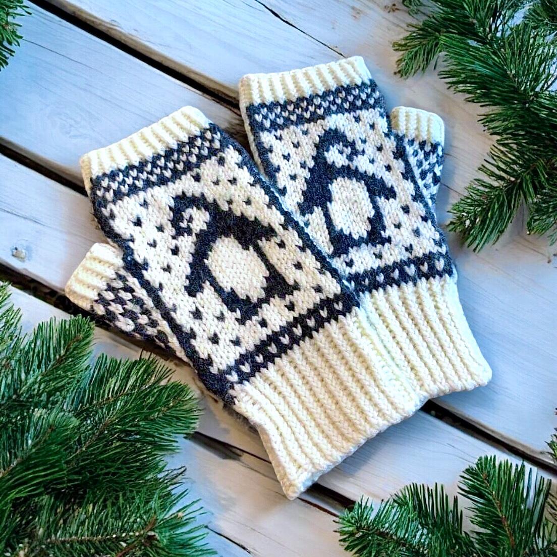 Penguin March Mittens