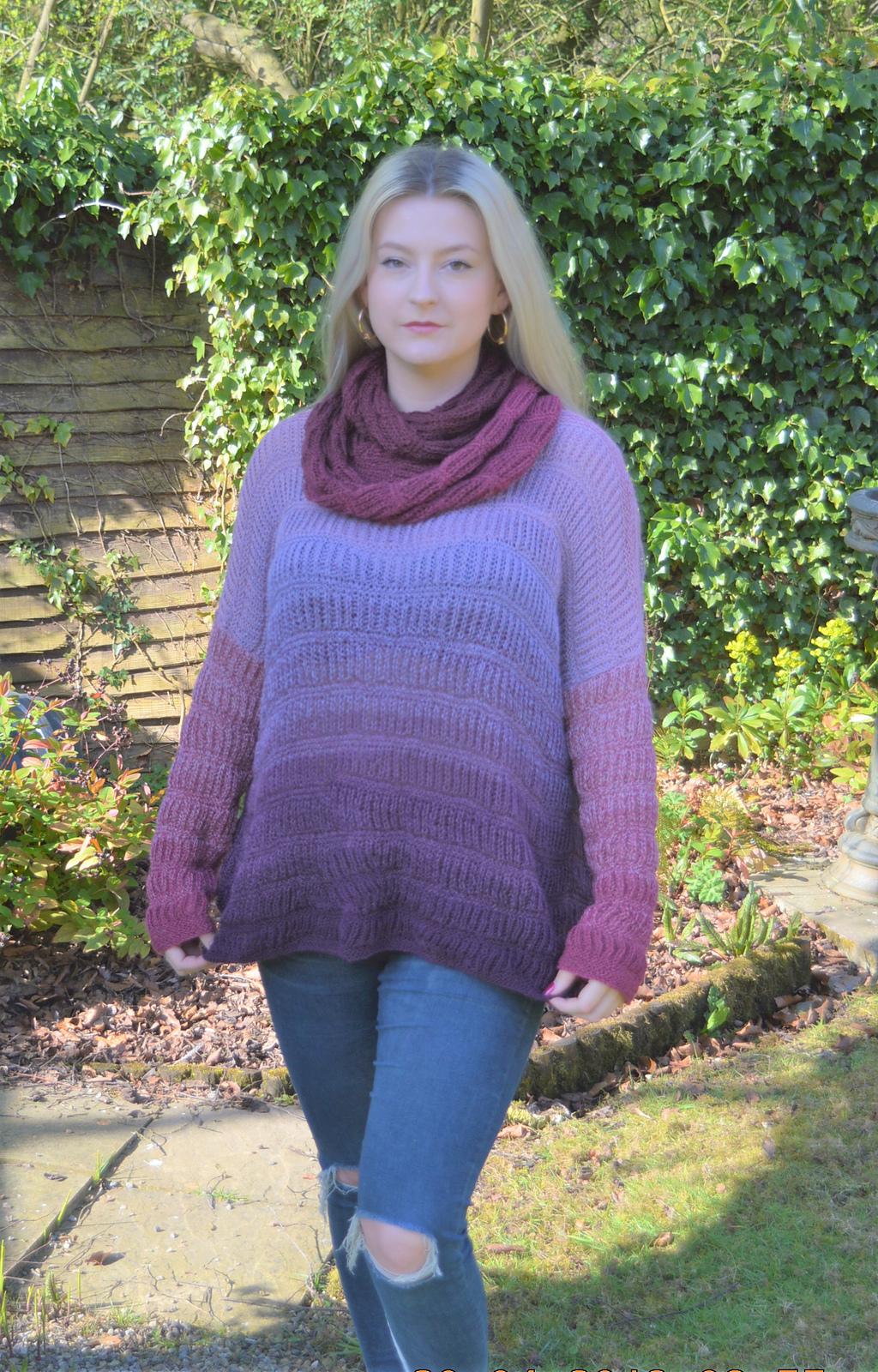 Up Down Whirl Around Sweater Scarf and Cowl
