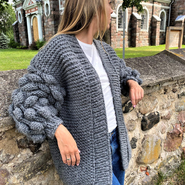 Graphite Berry Cardigan