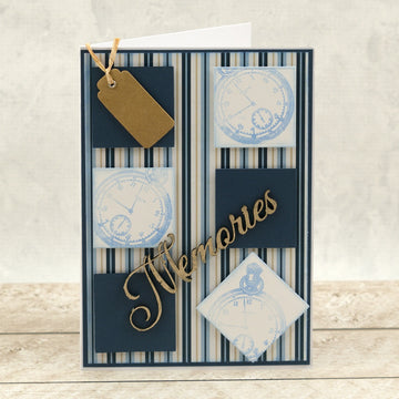 Artdeco Creations Couture Creations Gentlemans Emporium Chipboard 4/Pkg - Moments & Memories