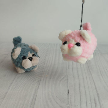 Cat keychain cat amigurumi