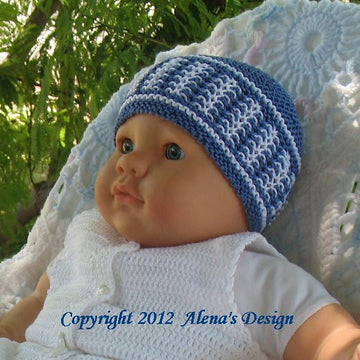 Red & White Hat and Blue & White Hat