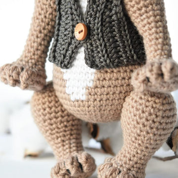 Crochet doll vest Ralph