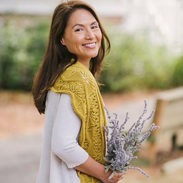 Honey and Lavender Shawl (DK weight)