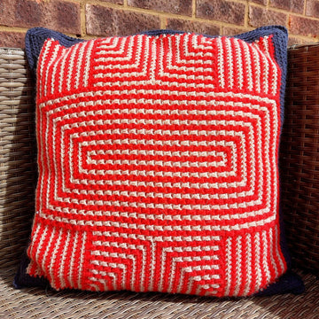 Stars & Stripes Mosaic Cushion Pillow Cover