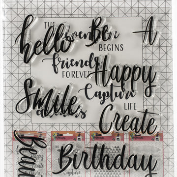 Studio Light Create Happiness Clear Stamps - NR. 346