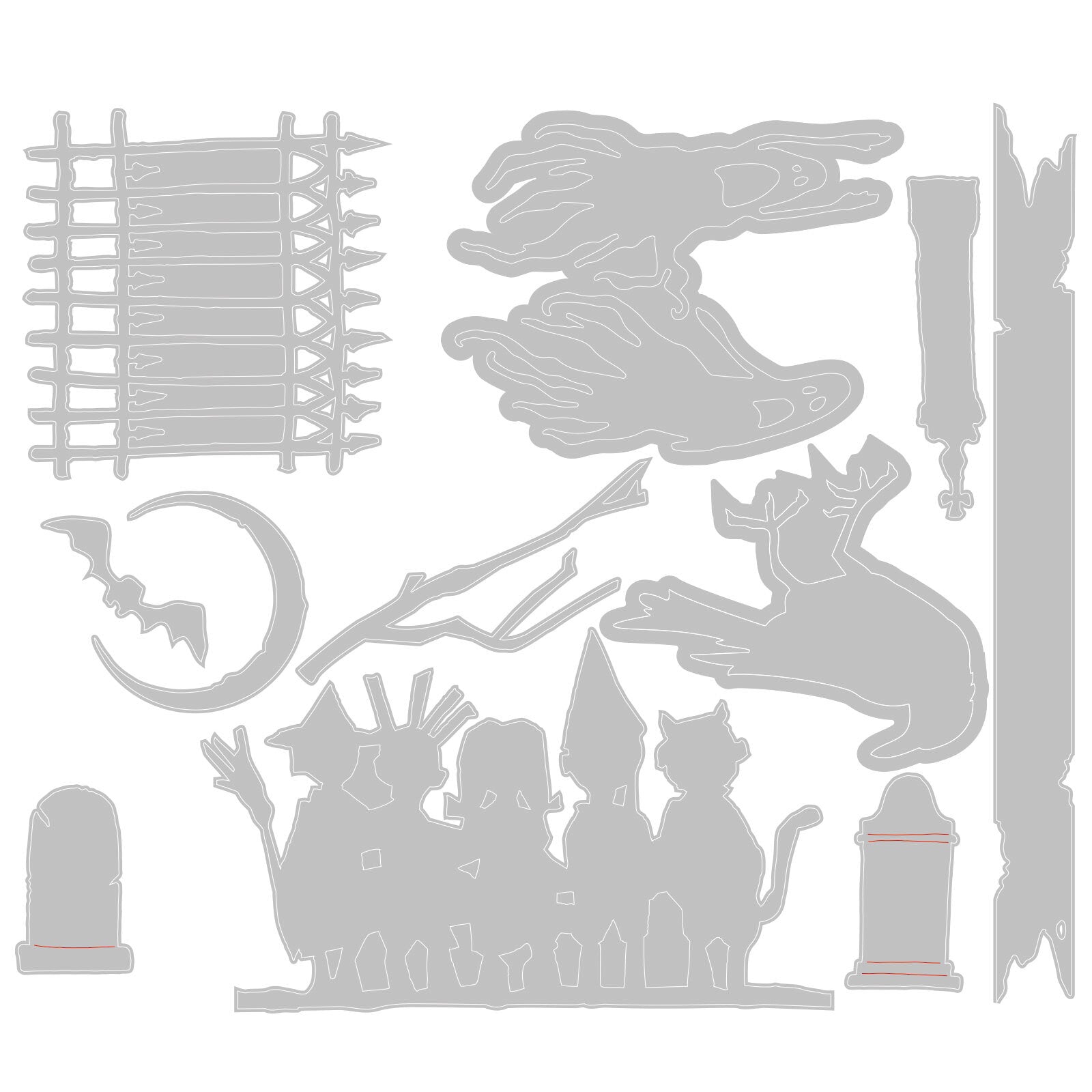 Sizzix Thinlits Die Set 11PK - Vault Series: Halloween 2021