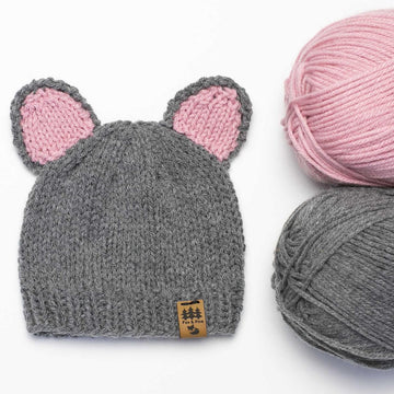 Animal Ears Hat Toque Bear Fox Bunny Cat Mouse Baby Children