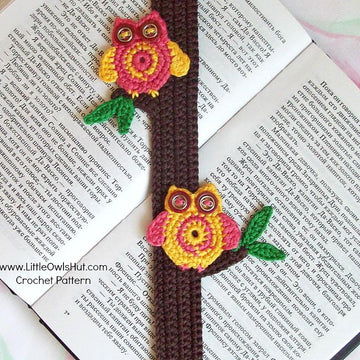 047 Owls Bookmark or decor - Amigurumi Zabelina Ravelry
