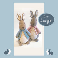Peter Rabbit Crochet Pattern - Large Size