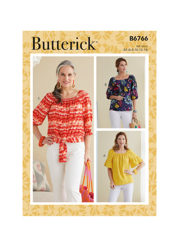 Butterick Misses' Tops B6766 - Sewing Pattern