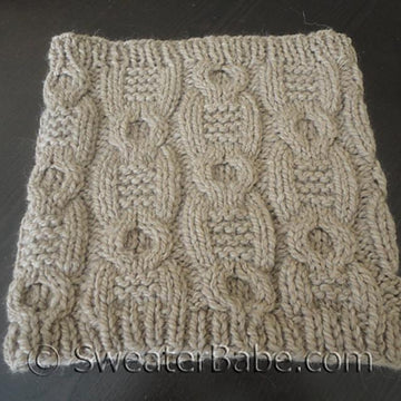 #161 Chunky Cabled Cowl