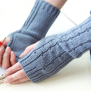 Aaron fingerless mitts