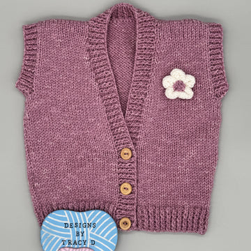 Ava Baby waistcoat/vest 16-26 inch chest