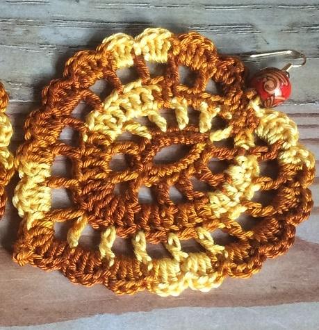27. Autumn leaves earrings