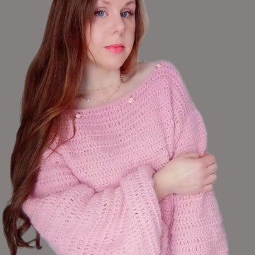 Crochet The Petite Fleur Sweater Pattern
