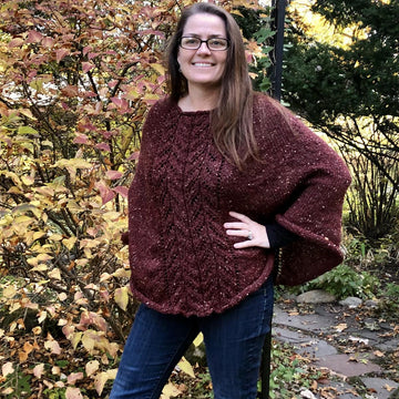 Falling Leaves Poncho