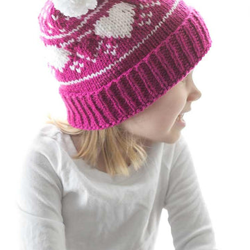 Valentine's Day Heart Stocking Cap