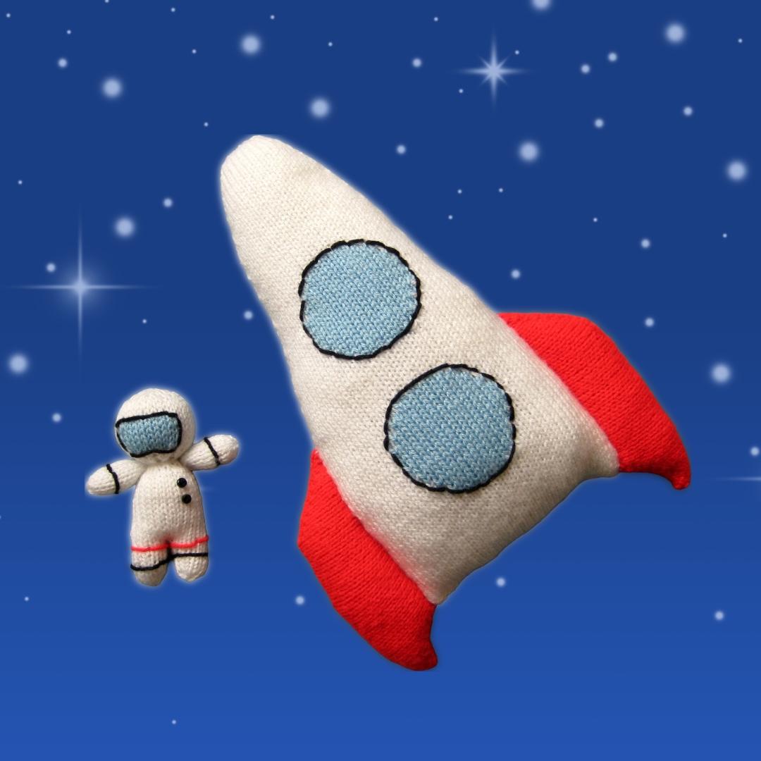 Space Rocket and Astronaut