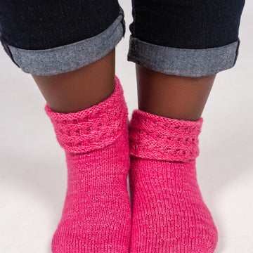Pink Rose Socks