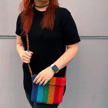Thermal Stitch Cross Body Bag