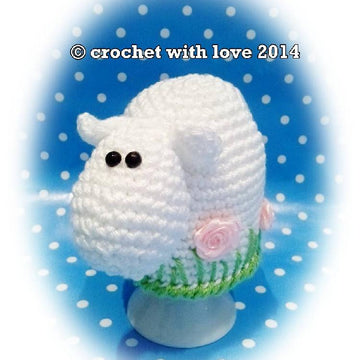 Eierwärmer Schaf, sheep egg cozy