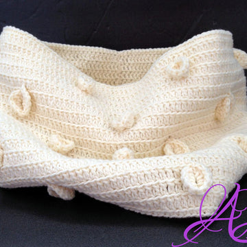 Delicate Half Moon Cowl Crochet Pattern